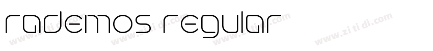 rademos regular字体转换 rademos regular字体转换